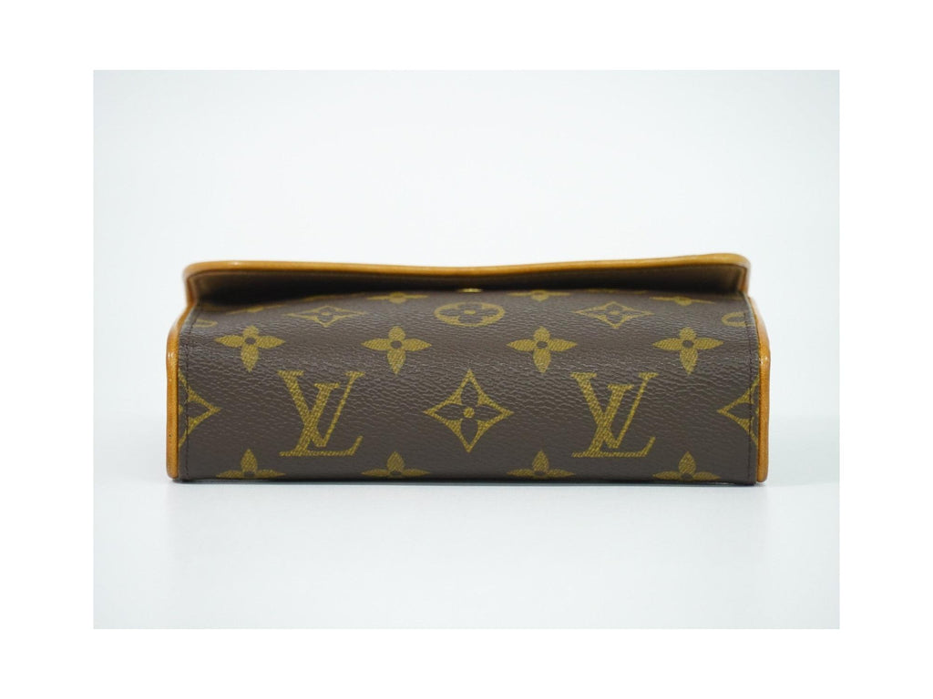 Pochette Louis Vuitton Florentine Pochette Toile - Marron
