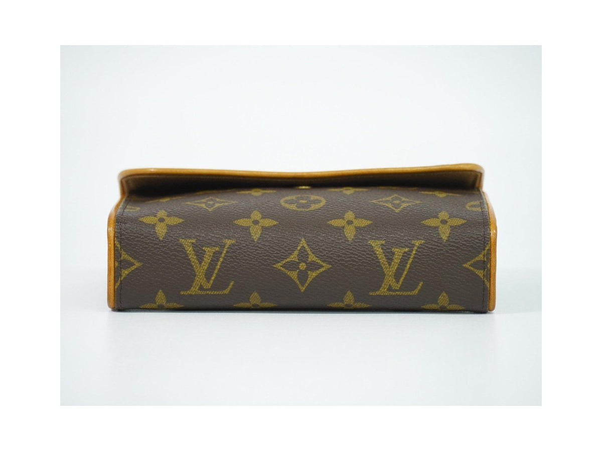 Pochette Louis Vuitton Florentine Pochette Toile - Marron