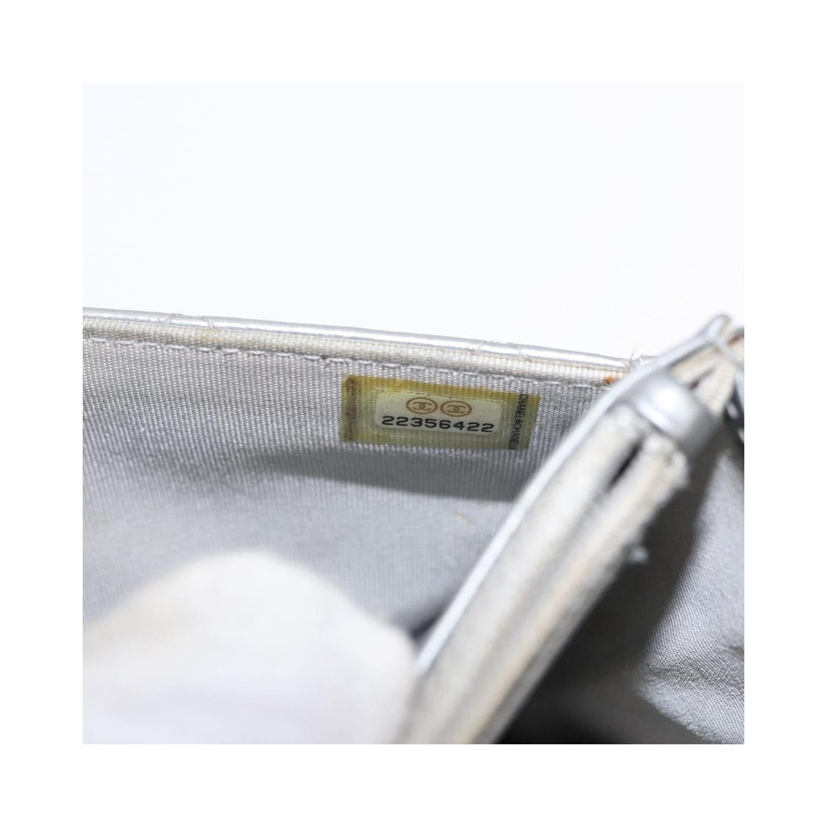 Sac Bandoulière Chanel Reissue 2.55 Wallet On Chain Cuir - Argent