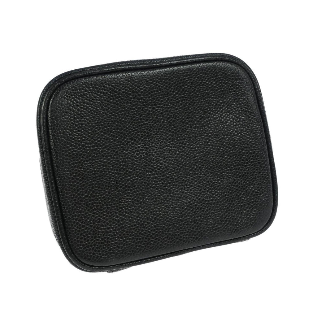 Sac À Main Chanel Vintage Timeless Cosmetic Case Small Cuir - Noir