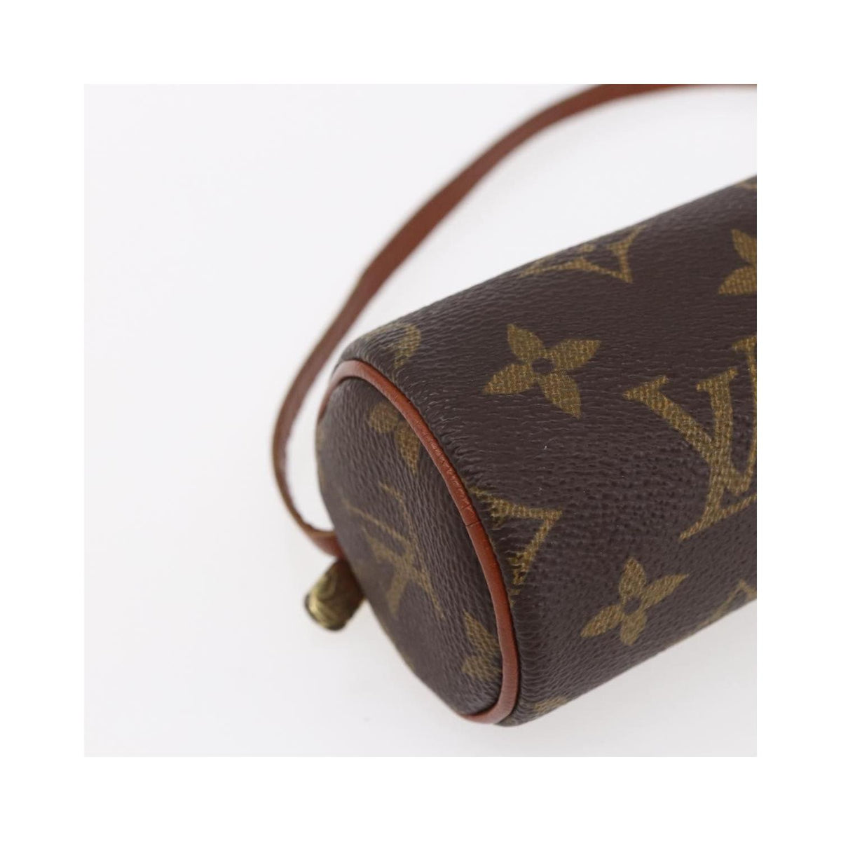 Pochette Louis Vuitton Papillon mini de lona marrón