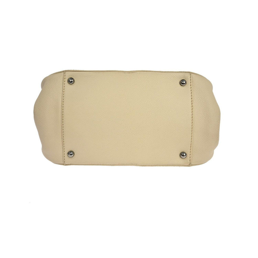 Chanel - Small Mademoiselle Lock Leather Shoulder Bag - Beige