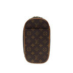 Bolso de mano Louis Vuitton Pochette Gange de lona - marrón