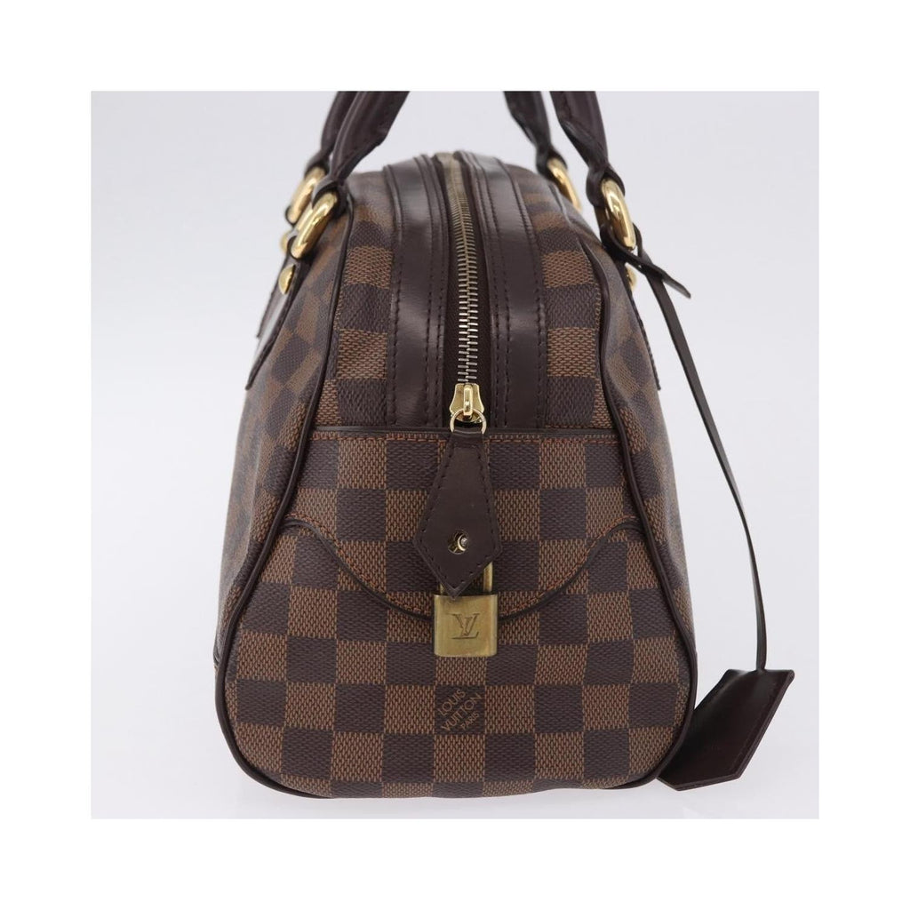Sac À Main Louis Vuitton Duomo Boston Toile - Marron