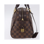 Sac À Main Louis Vuitton Duomo Boston Toile - Marron