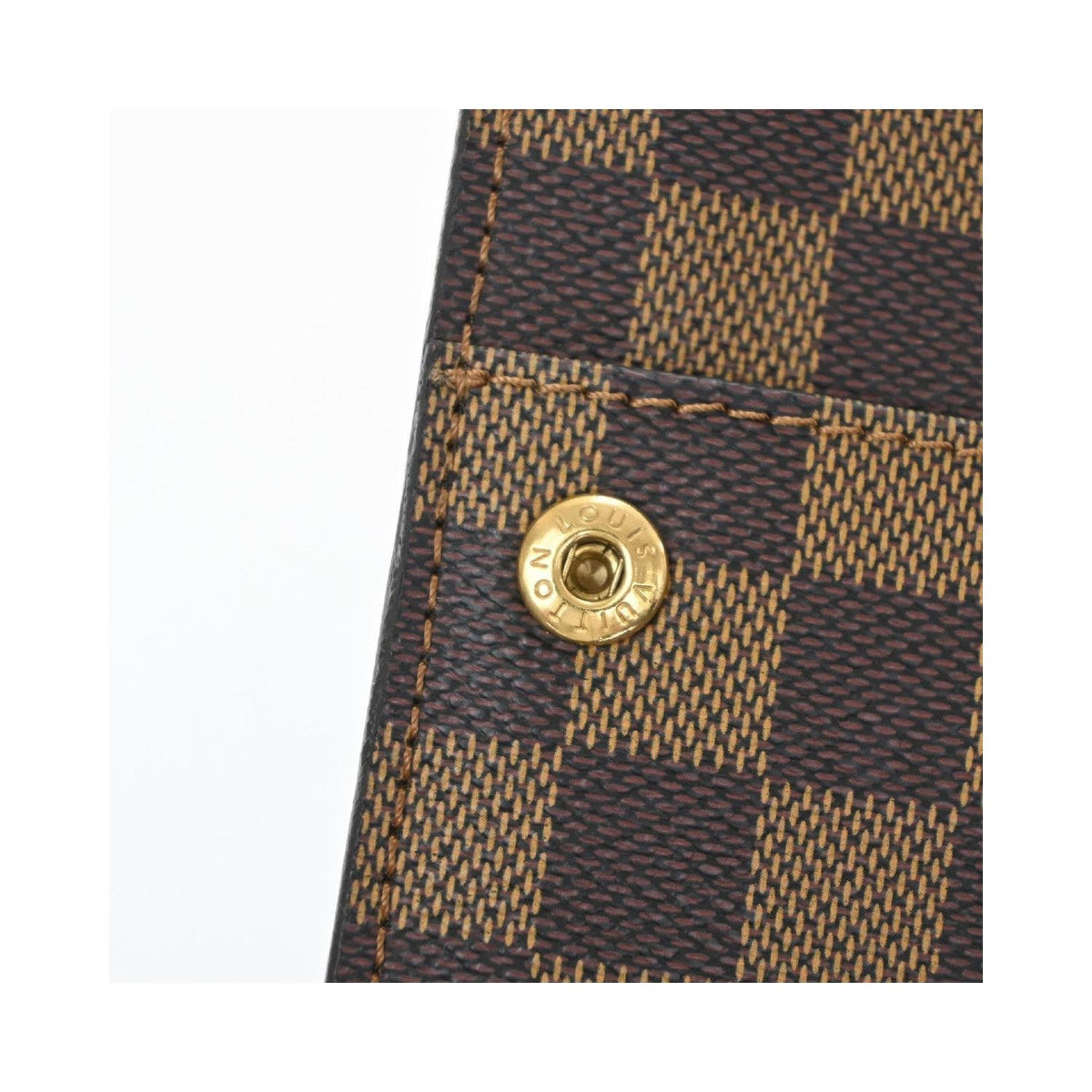 Sac Porté Épaule Louis Vuitton Portobello Messenger Toile - Marron