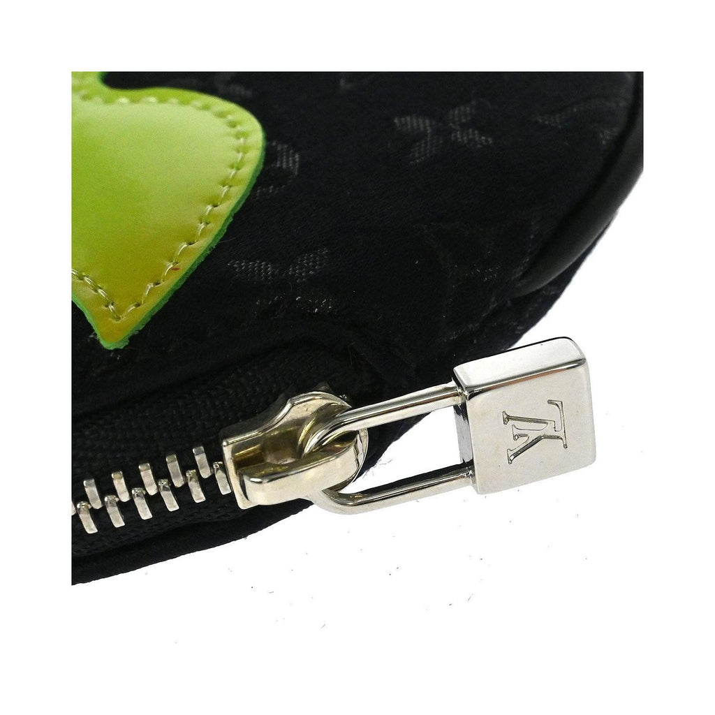 Portefeuille Louis Vuitton Round Coin Purse Cuir - Noir