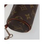 Pochette Louis Vuitton Pochette Papillon Unique Toile - Marron