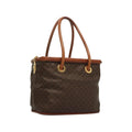 Sac À Main Celine Macadam Handbag Toile - Marron