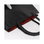 Bolso tote Gucci vintage con asas de bambú de piel - Negro