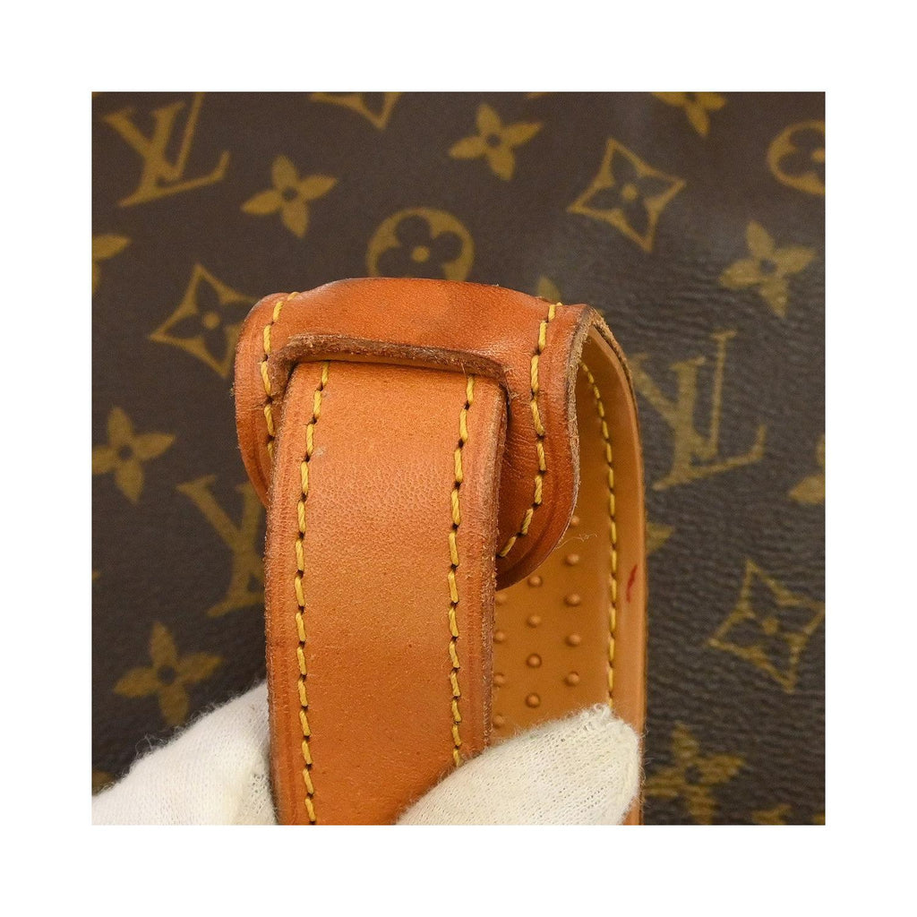 Sac De Voyage Louis Vuitton Keepall Bandoulière 60 Toile - Marron