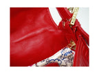 Sac À Main Fendi Mamma Baguette Cuir - Rouge