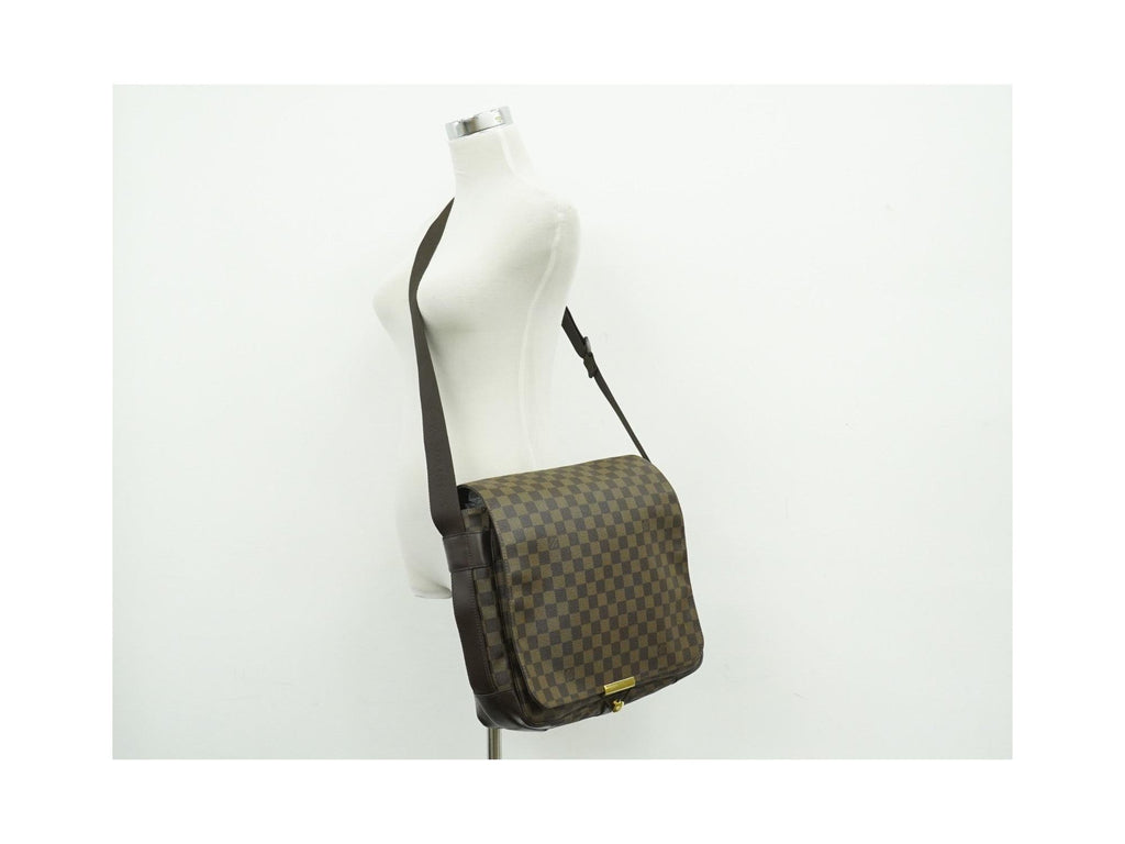 Borsa a spalla Louis Vuitton Bastille PM in tela - Marrone