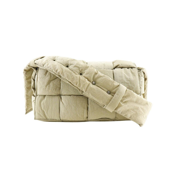 Bottega Veneta - Schoudertas Padded Tech Cassette Crossbody Bag Nylon - Khaki
