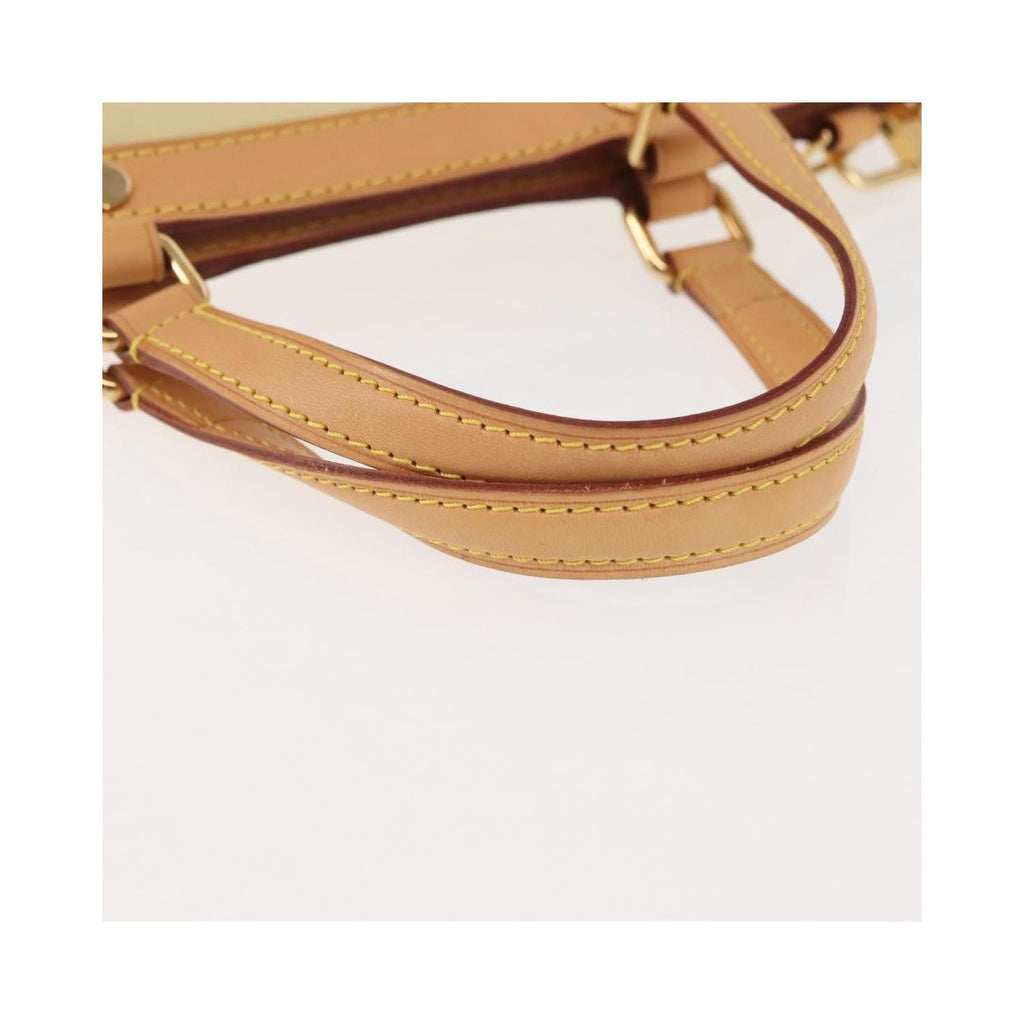 Sac Louis Vuitton Brea Handbag Mm Cuir Verni - Beige