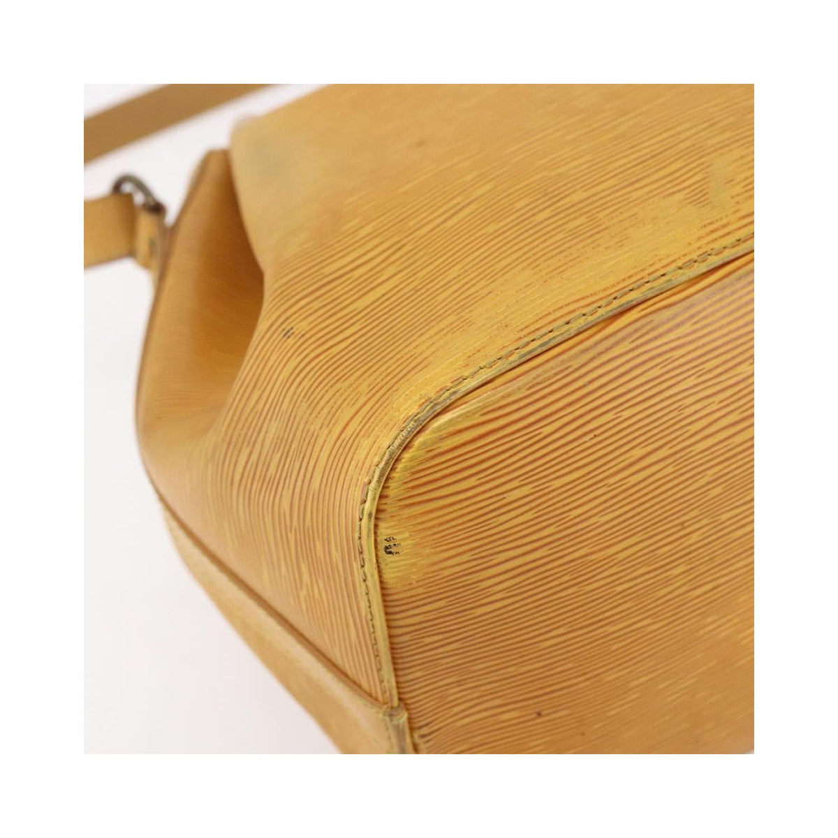 Sac Porté Épaule Louis Vuitton Petit Noe Handbag Small Cuir - Jaune