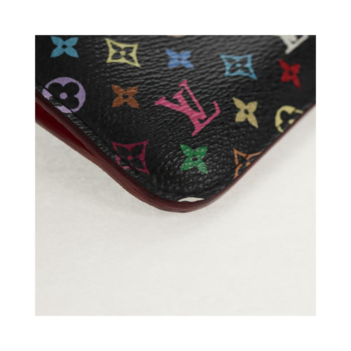 Louis Vuitton - Portamonete Pochette Clés NM in tela - Nero