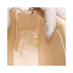 Chanel - Sac Porté Épaule Vintage Round Flap Satin - Beige