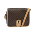 Sac Celine Macadam Shoulder Bag Toile - Marron