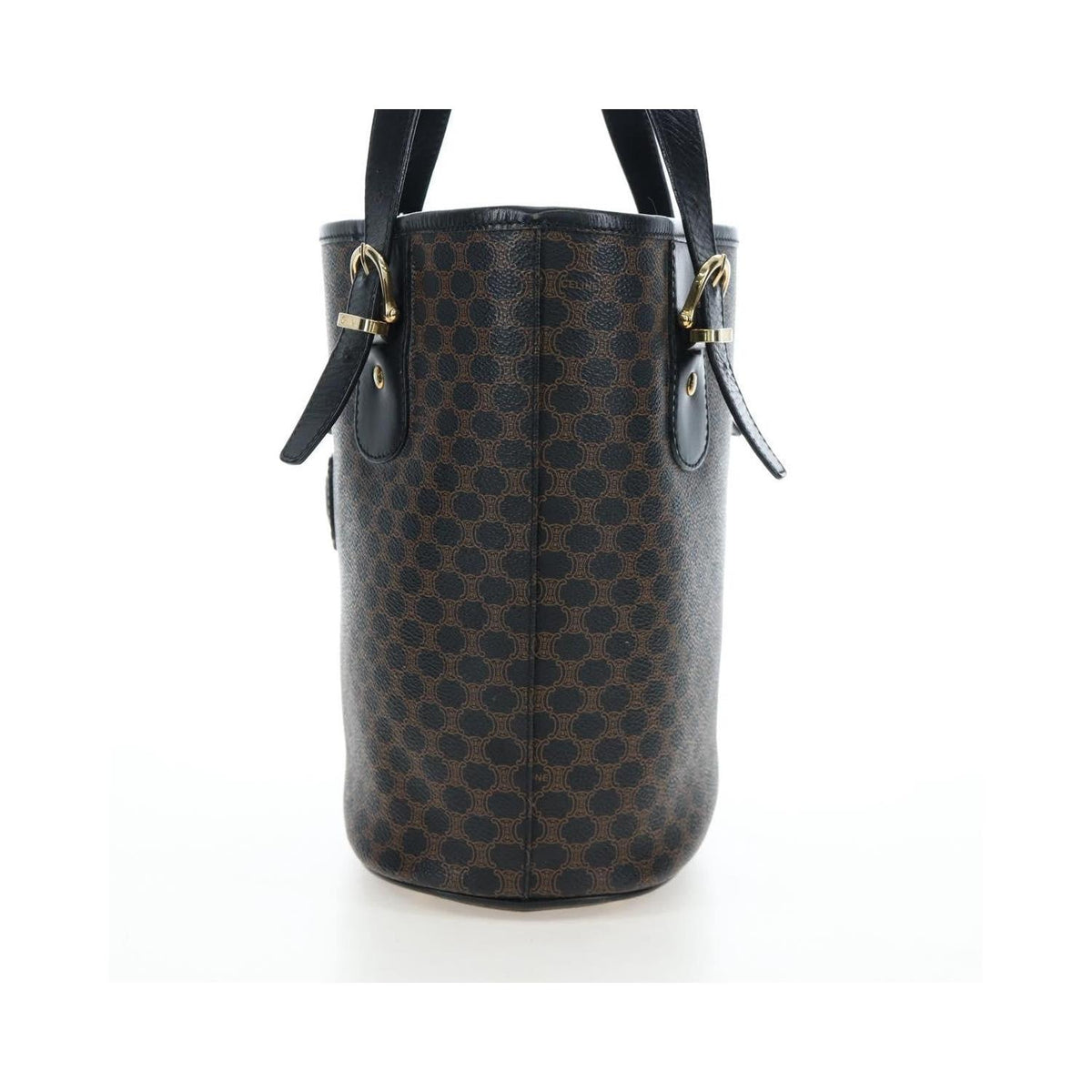 Sac Porté Épaule Celine C Macadam Tote Pvc - Noir