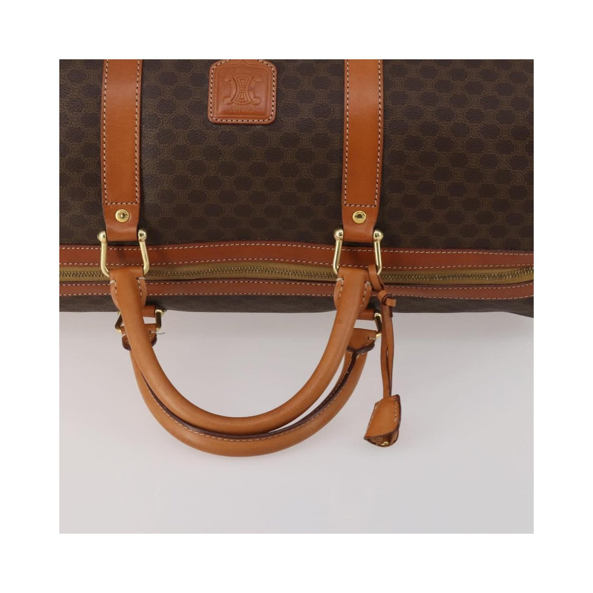 Sac À Main Celine Boston Large Pvc - Marron
