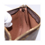 Pochette Louis Vuitton Mini Pochette Accessoires Mini Toile - Marron