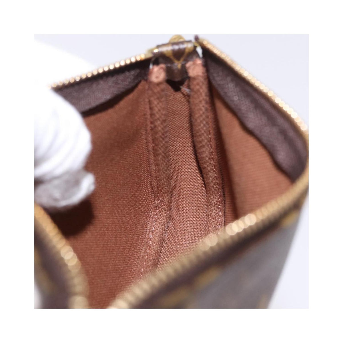 Pochette Louis Vuitton Mini Pochette Accessoires Mini Toile - Marron