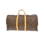 Sac De Voyage Louis Vuitton Keepall Bandouliere 60 Toile - Marron