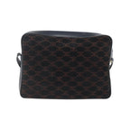 Sac Porté Épaule Celine C Macadam Shoulder Bag Daim - Bleu Marine