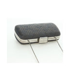 Pochette Louis Vuitton Motard Minaudiere Satin - Gris