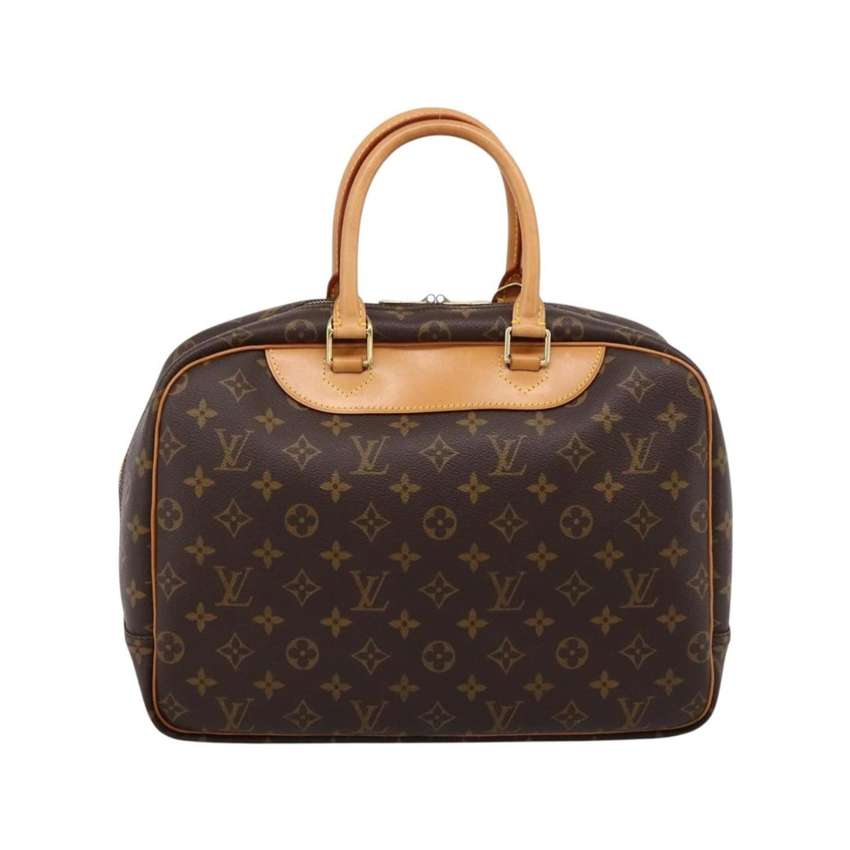 Sac À Main Louis Vuitton Deauville Mini Toile - Marron