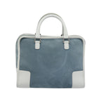 Sac À Main Loewe Amazona 28 Daim - Bleu
