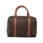 Sac Celine Macadam Handbag Toile - Marron