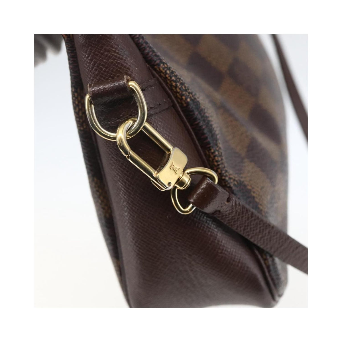 Pochette Louis Vuitton Trousse Make Up Small Toile - Marron