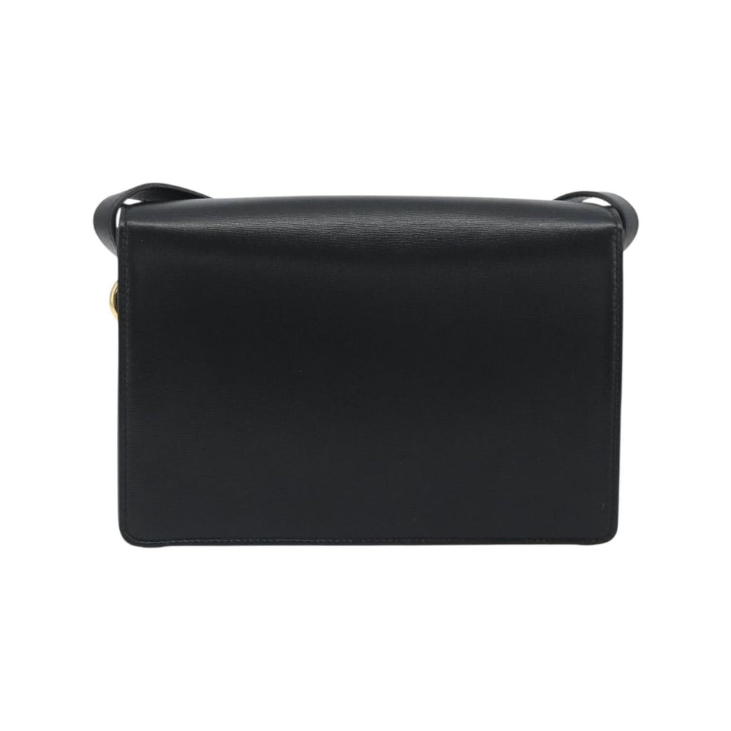 Sac Porté Épaule Gucci Gg Ring Small Cuir - Noir
