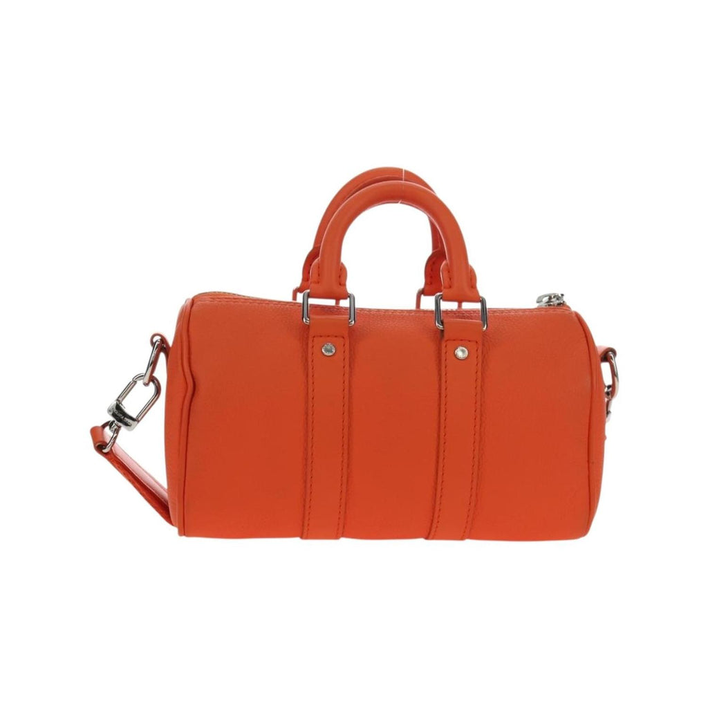Sac Porté Épaule Louis Vuitton City Keepall Cuir - Orange