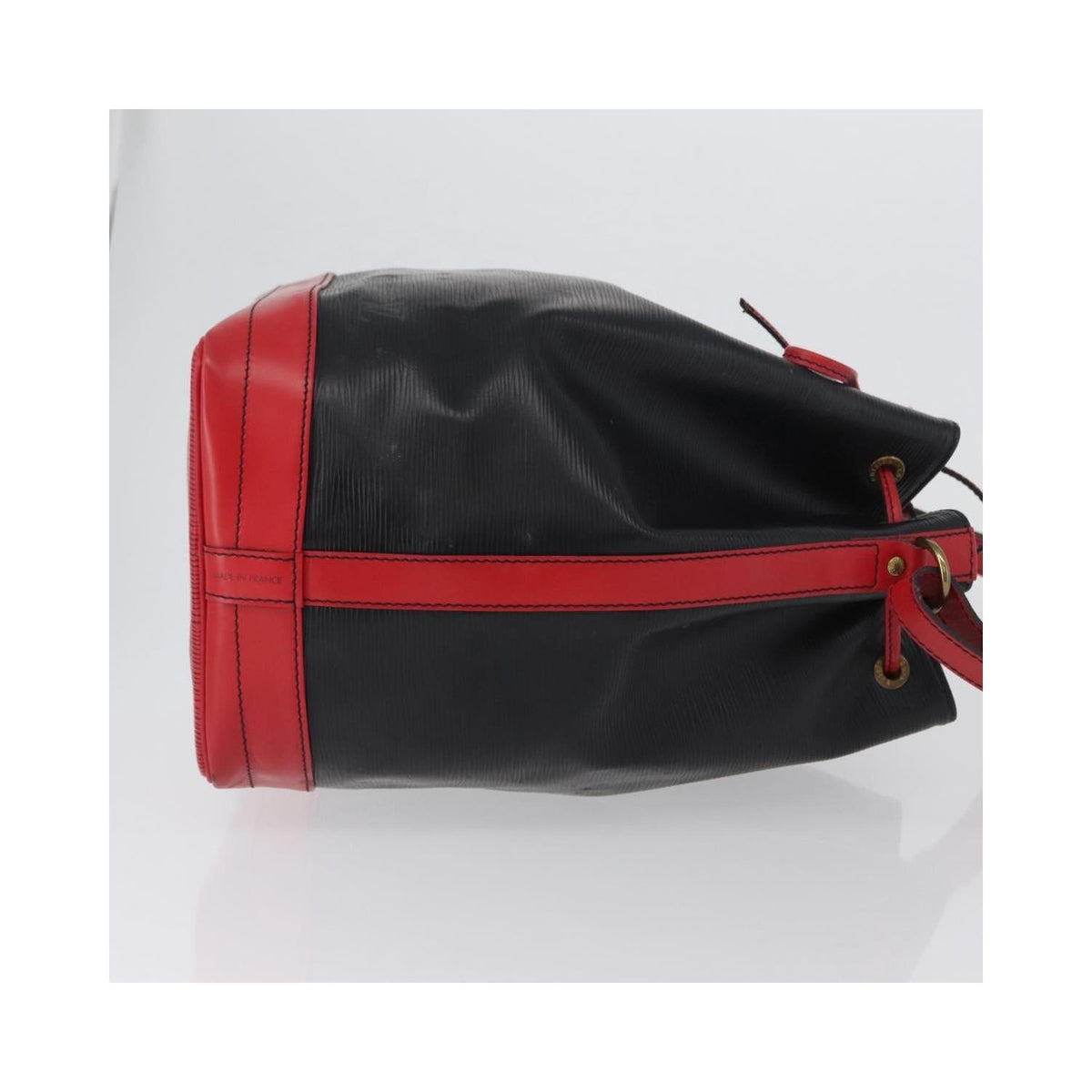 Sac Porté Épaule Louis Vuitton Bicolor Noe Large Cuir - Noir
