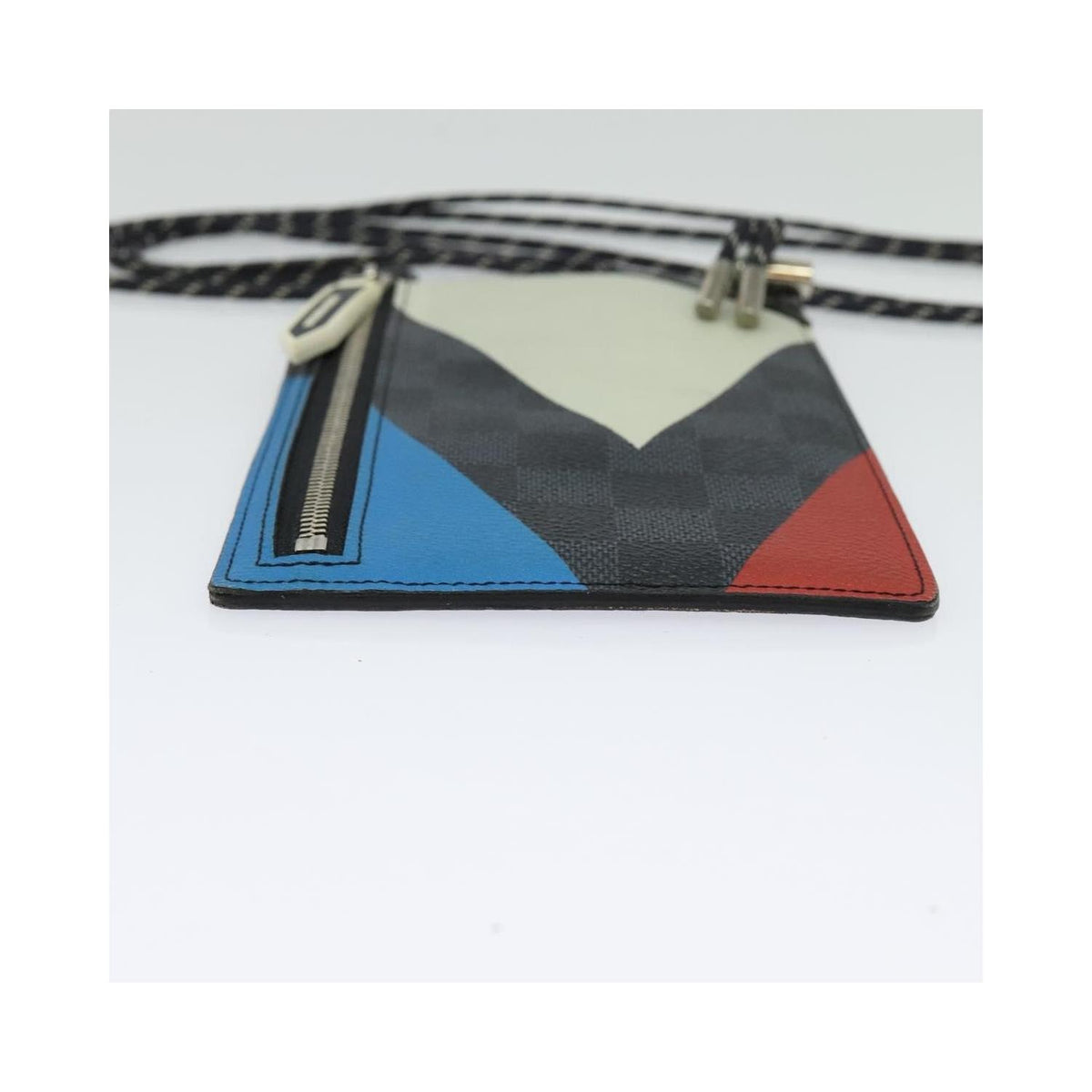 Bolso de hombro Louis Vuitton Pochette Phone de lona - Gris