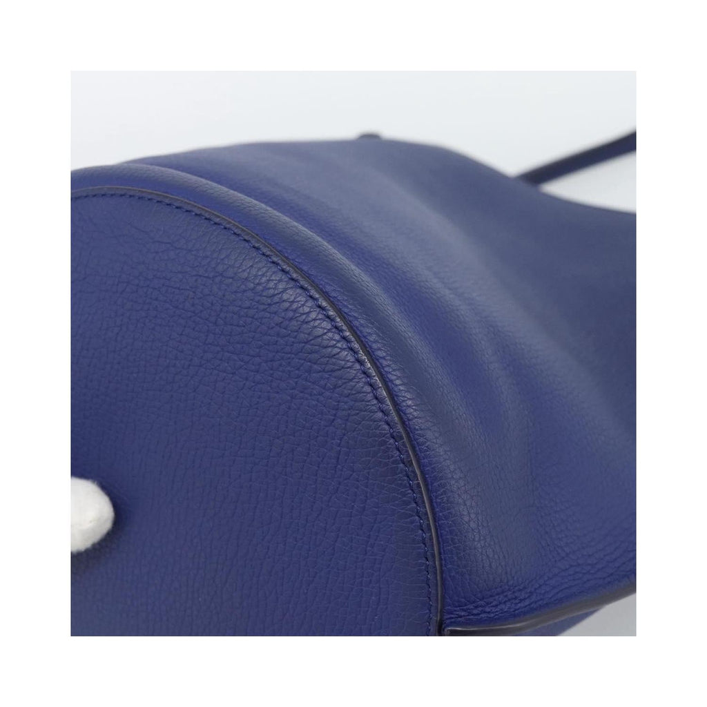 Sac À Main Celine Big Bag Bucket Nano Cuir - Bleu