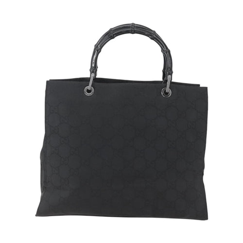 Bolso tote Gucci vintage con asa de bambú GG Nylon mediano
