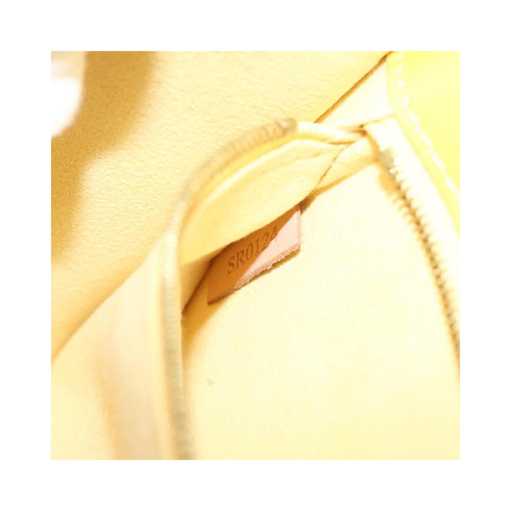 Sac À Main Louis Vuitton Monceau Handbag Bb Cuir Verni - Jaune