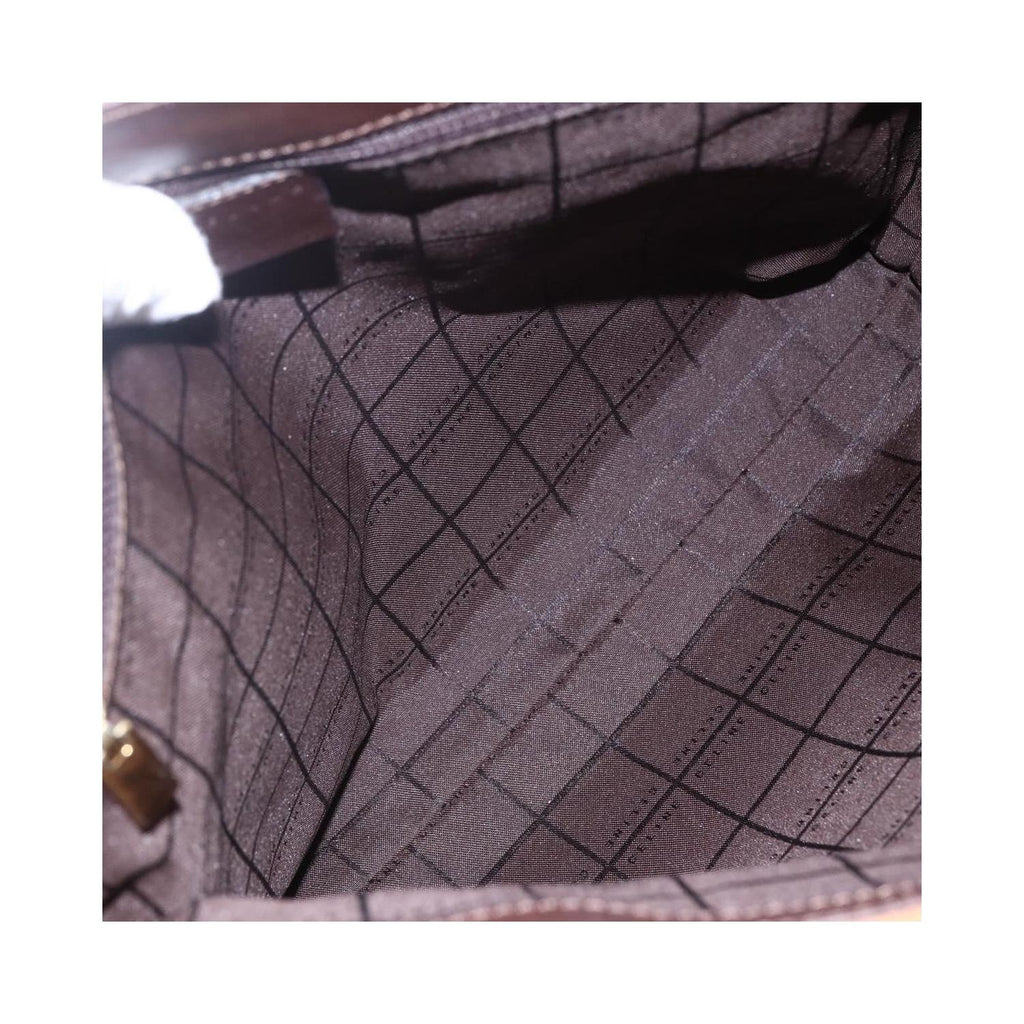 Sac Porté Épaule Celine C Macadam Shoulder Bag Daim - Beige