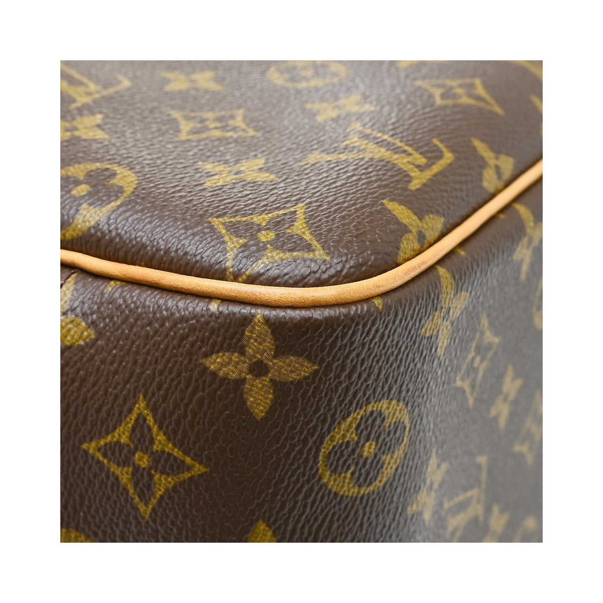 Sac À Main Louis Vuitton Deauville Mini Toile - Marron