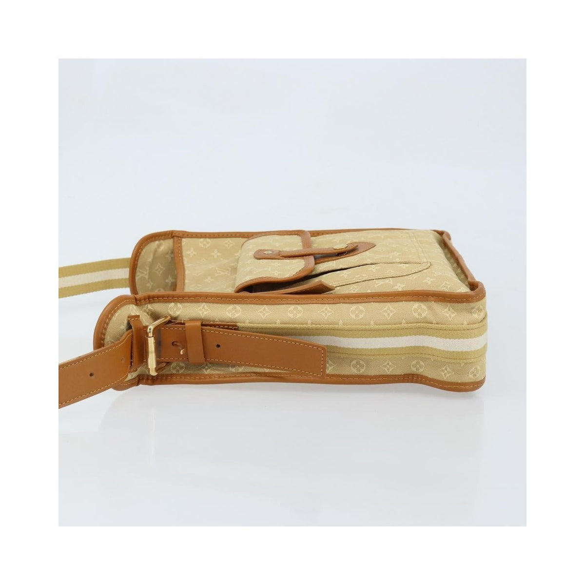 Bolso de hombro tipo mensajero Louis Vuitton Mary Kate de lona - Beige