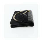 Pochette Chanel Flap Clutch Cuir - Noir