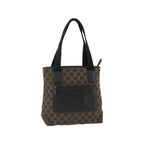 Cabas Gucci Vintage Front Pocket Tote Toile - Noir