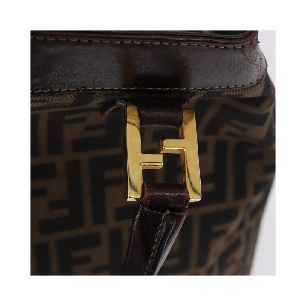 Sac À Main Fendi Vintage Zucca Toile - Marron