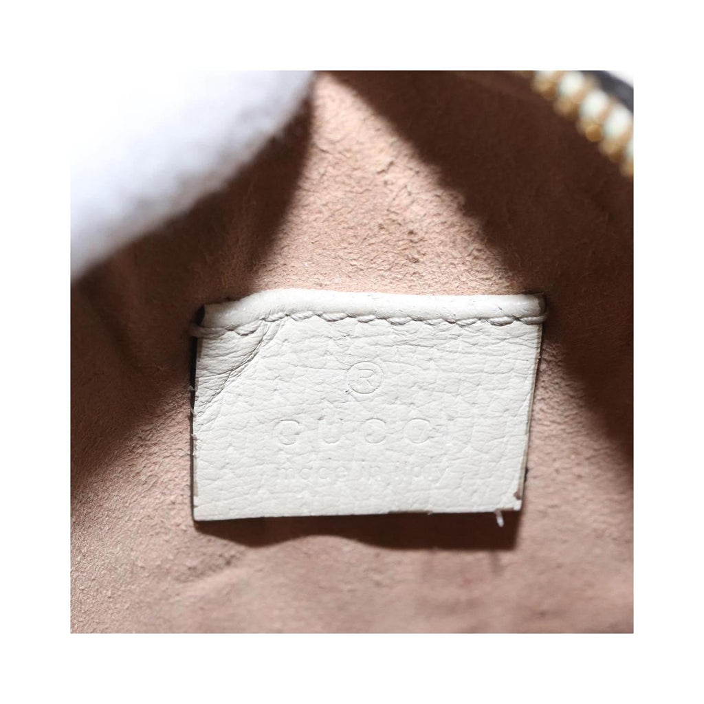 Sac Porté Épaule Gucci Gg Marmont Medium Cuir - Blanc