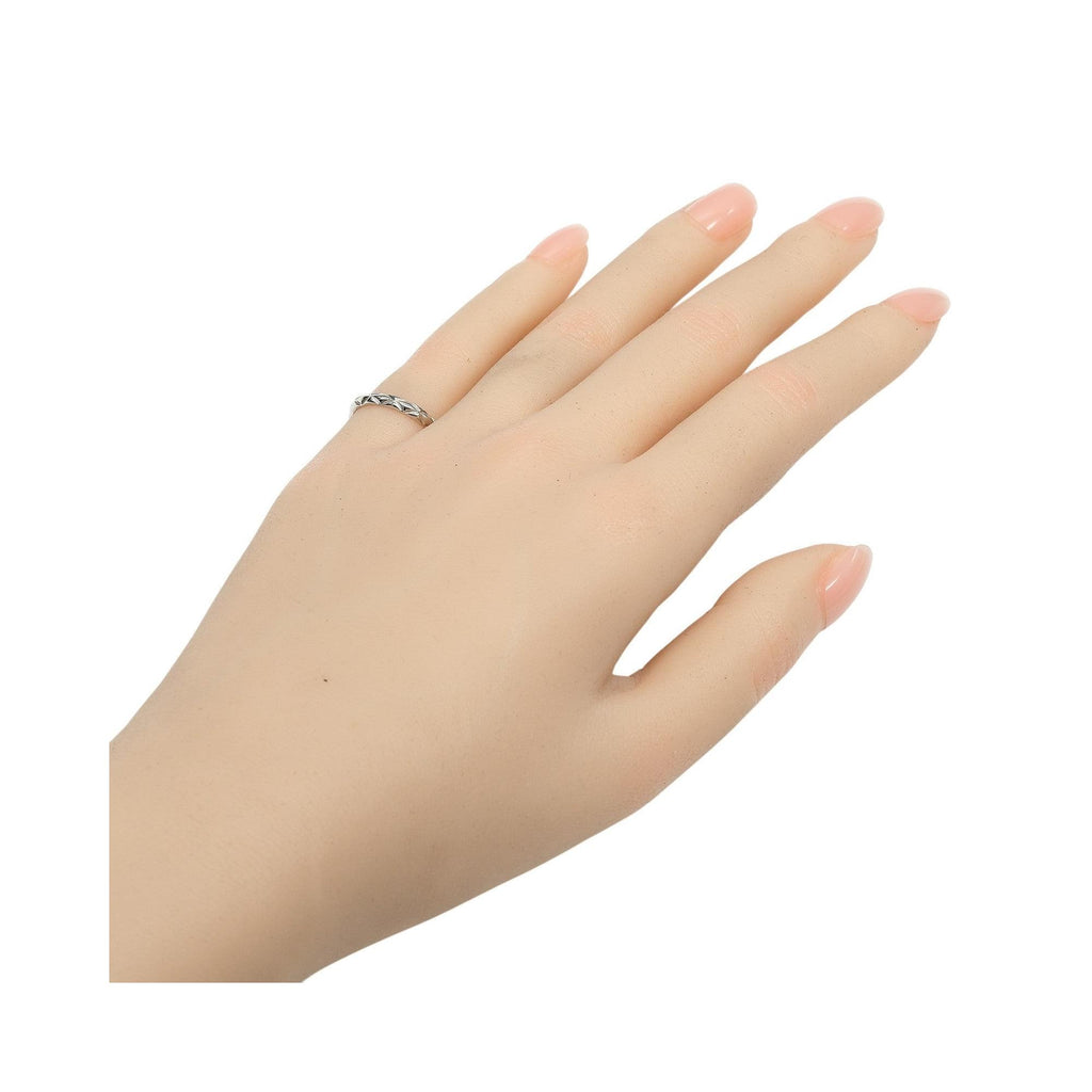 Bague Chanel Matelasse Platinum - Argent
