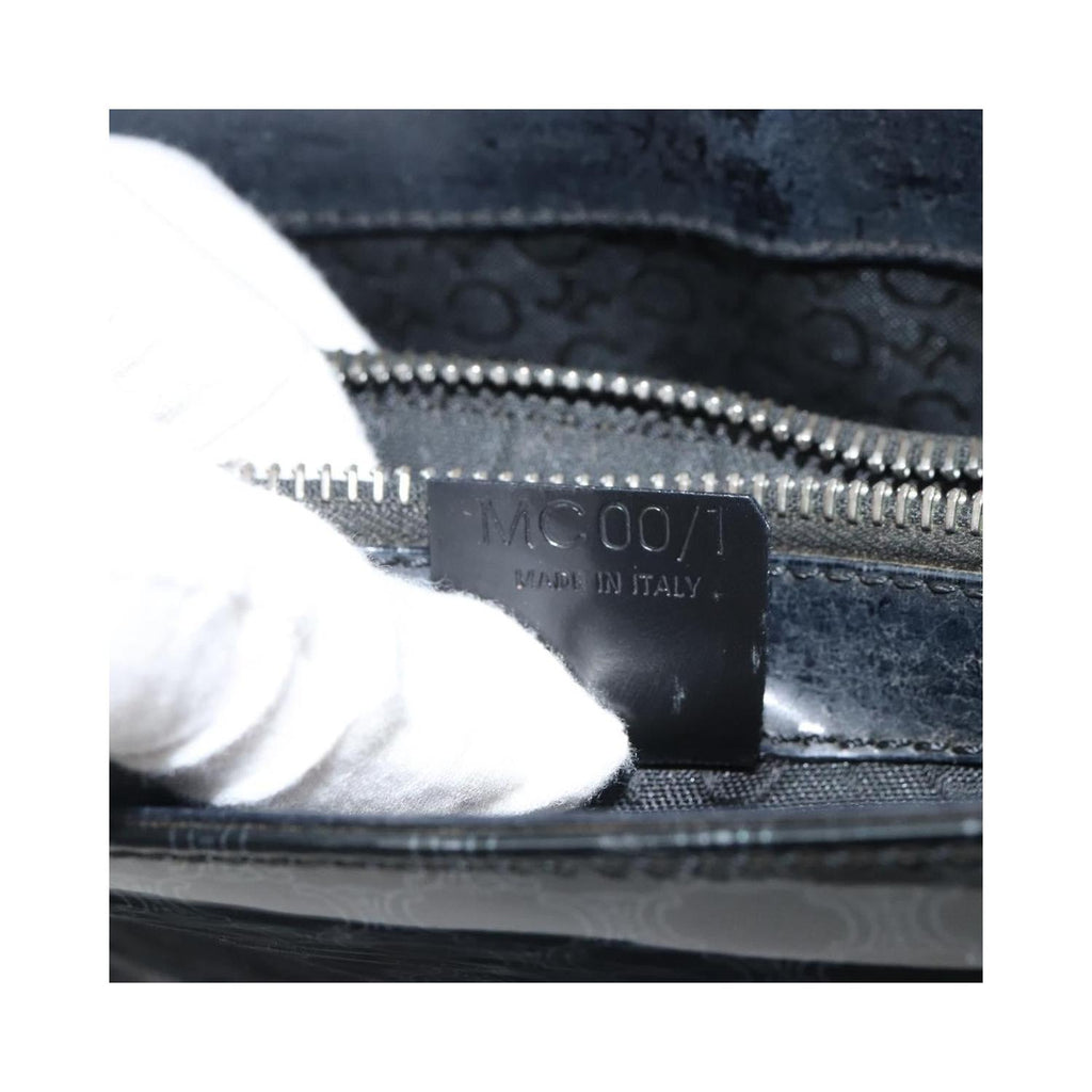 Cabas Celine Vintage Macadam Shopper Tote Plastic - Noir